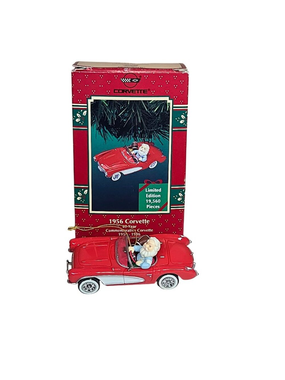 Vintage 1956 CHEVY CORVETTE Ornament limited edition only 19,560 made by Enesco